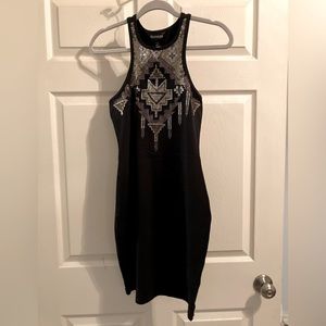 Sequin Racerback Dress